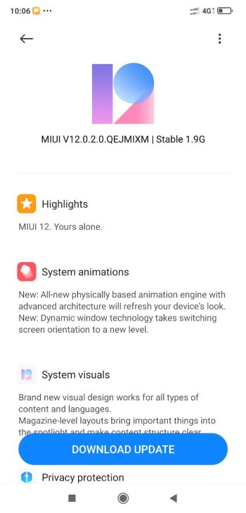 Poco F1 MIUI 12 update re released 3