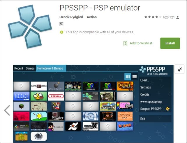 تحميل برنامج ppsspp على هاتفك الذكي الذي يعمل بنظام الاندرويد