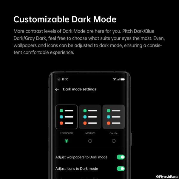 ColorOS 11 dark mode