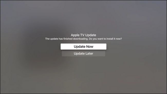 تحديث جهاز Apple TV