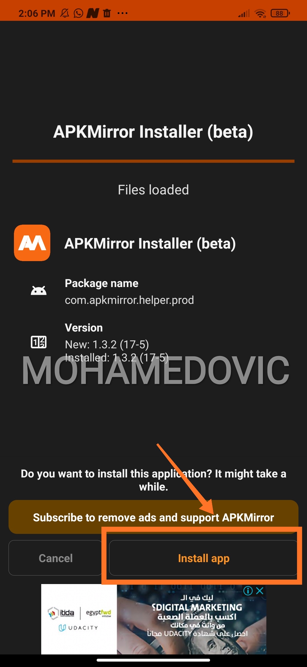 how to install apkm in smart tv7