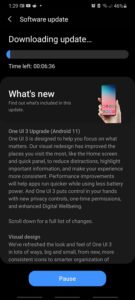 Galaxy S20 Exynos One UI 3.0 update Australia