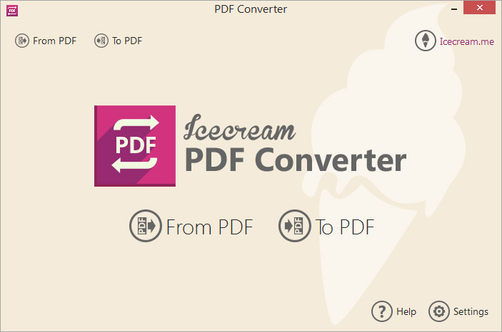 برنامج Icecream PDF Converter