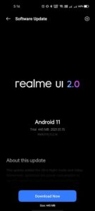 Realme 7 Pro Realme UI 2.0 beta 4