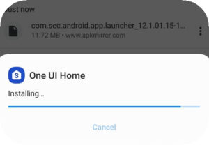 Install One UI Home Launcher Mohamedovic 02