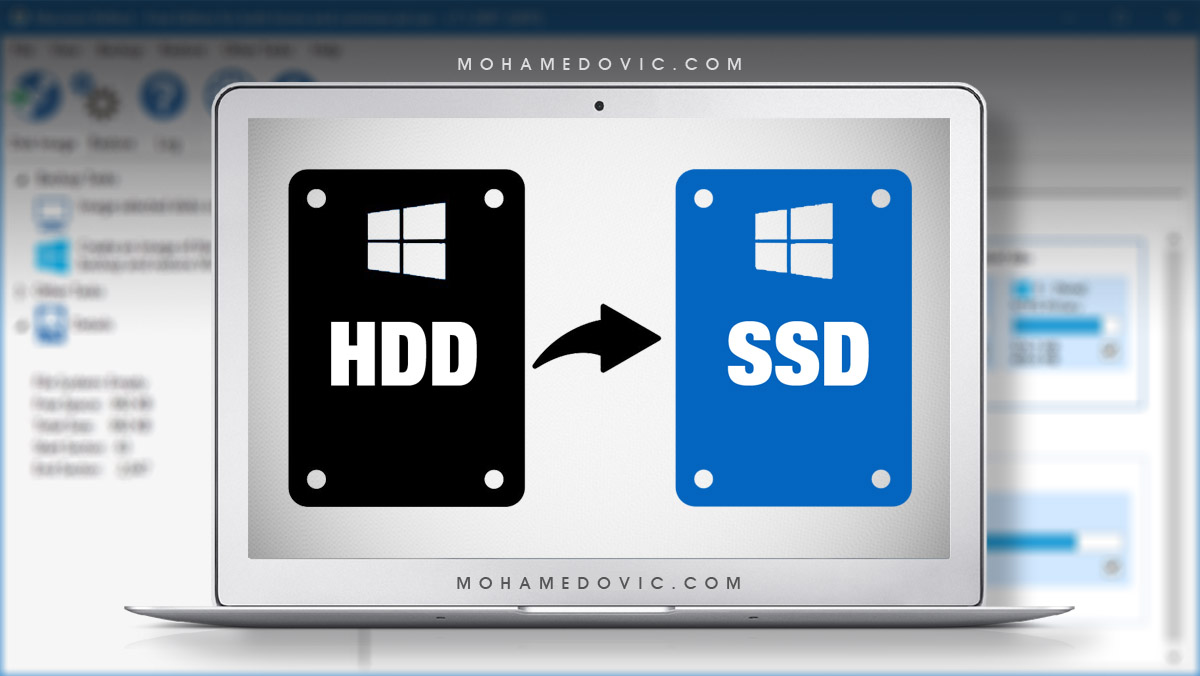 شرح نقل الويندوز من القرص الصلب إلى SSD