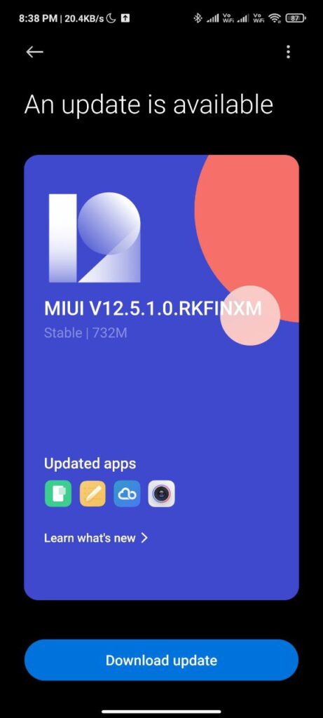 تحديث MIUI 12.5 ريدمي نوت 10 برو
