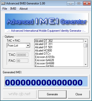 أداة Advanced IMEI Generator - مولد IMEI