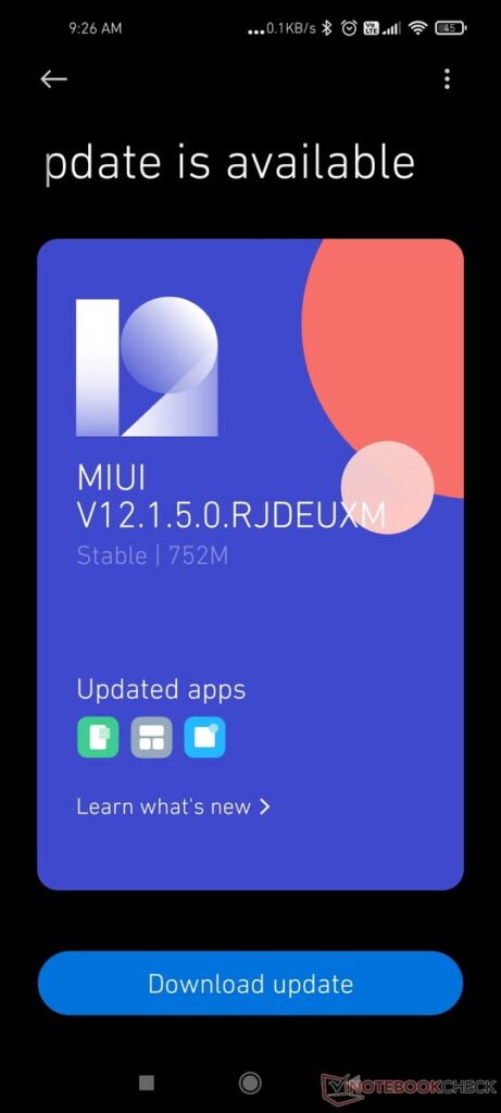 تحديث MIUI 12.5 لهاتف مي 10 تي برو