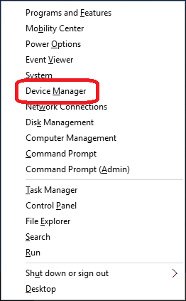 PPC Context Menu Device Manager