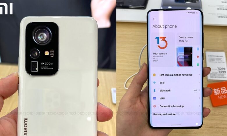 جوال Xiaomi 12 قادم مع ثلاثة كاميرات 50 ميجابيكسل مع عدسة Periscope! 1 شاومي 12 قادم مع ثلاثة كاميرات خلفية بدقة 50 ميجابيكسل