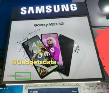 ملصقات Samsung Galaxy A52s 5G التي تم رصدها في الهند قريبًا 