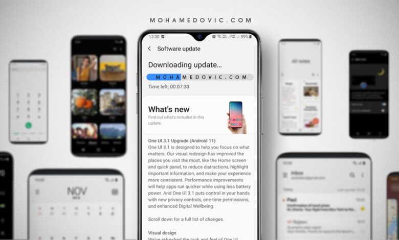 تحميل تحديث اندرويد 11 (One UI 3.1) لهاتف Galaxy A02: مستقر، شرح التثبيت 1 تحديث جالكسي A02 إلى اندرويد 11