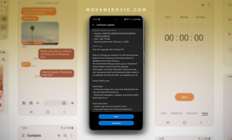 تم إرسال تحديث اندرويد 12 "One UI 4.1" لهاتف Galaxy A52s 5G ويُمكنك تحميله الآن! 1 تحديث Samsung A52s إلى اندرويد 12