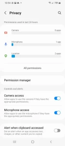 One UI 4 privacy mohamedovic