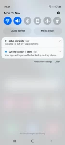 OneUI 4 notification shade mohamedovic