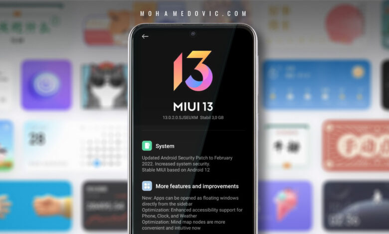 تحديث MIUI 13.0.1 "اندرويد 12" لهاتف Mi 10T Lite مستقر للإصدارات العالمية 1 تحديث اندرويد 12 لهاتف مي 10 تي لايت