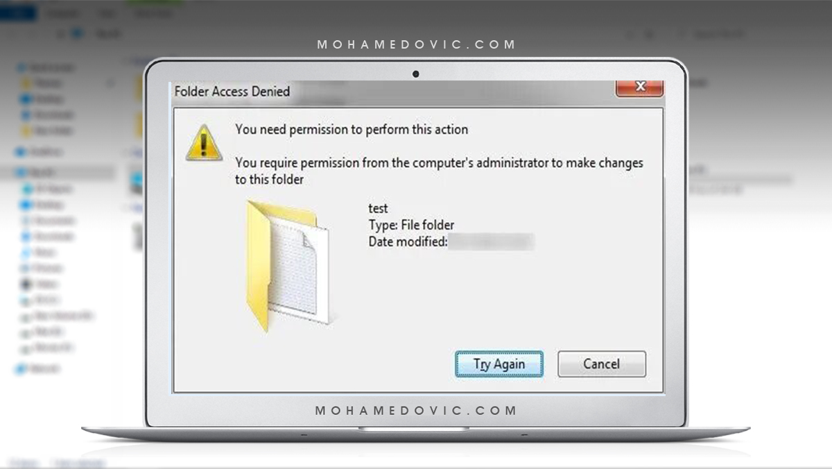 ما هي طريقة حل مشكلة "You Require Permission from Administrators" في ويندوز؟ 64 Require Permission from Administrators