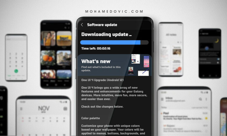 تحديث اندرويد 12 "One UI 4.1" لهاتف Galaxy M22 أصبح متاح للتحميل والتثبيت الآن! 1 تحديث جالكسي ام 22 إلى اندرويد 12