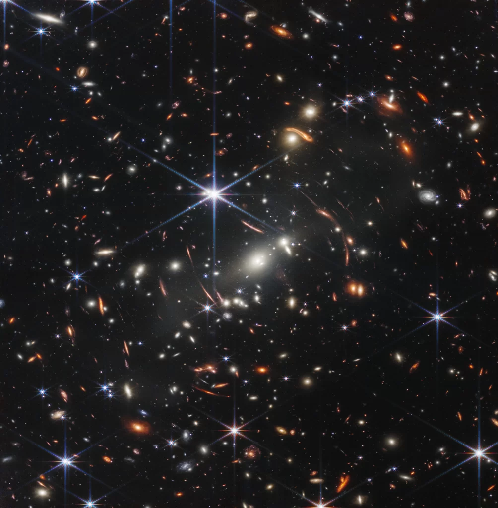 خلفية مجرات cluster SMACS 0723 من تلسكوب ناسا جيمس ويب