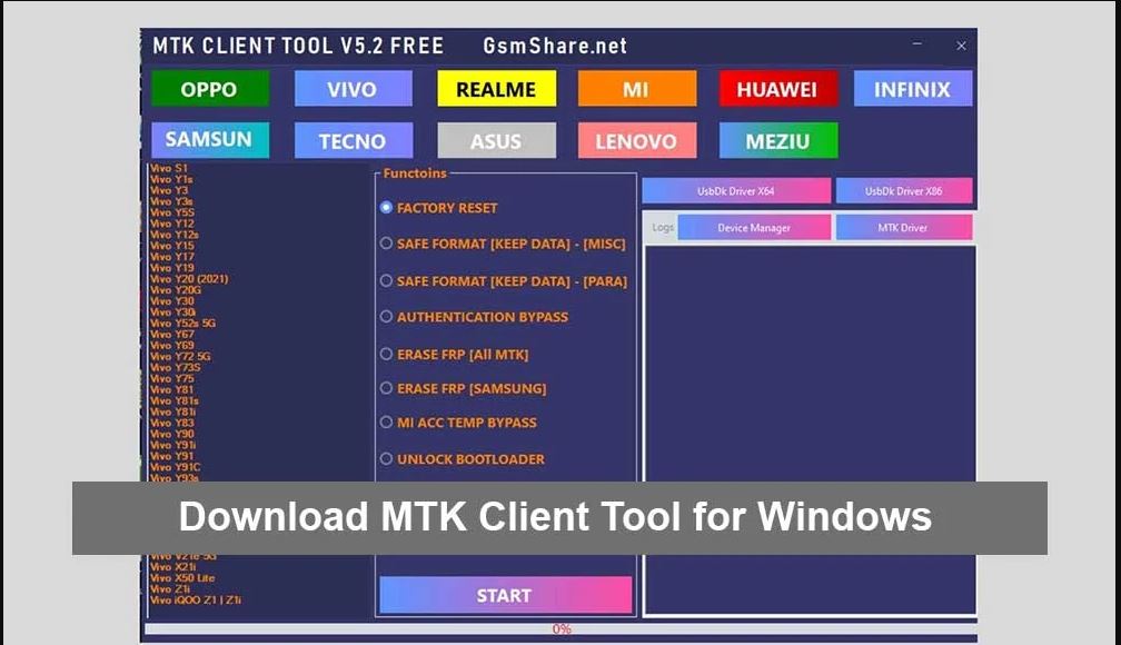 MTK Client Tool (V5.2)