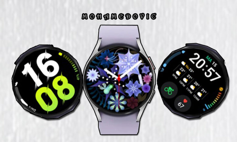 كيفية تثبيت وجوه Galaxy Watch 5 الجديدة على ساعة جالكسي 4 (شرح بالصور) 1 ثبيت الوجوه الجديدة على جالكسي واتش 4