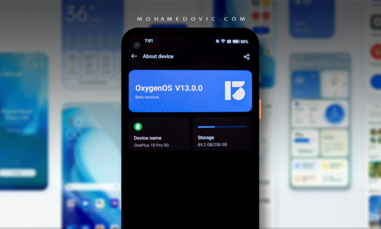 OnePlus 10 Pro OxygenOS 13