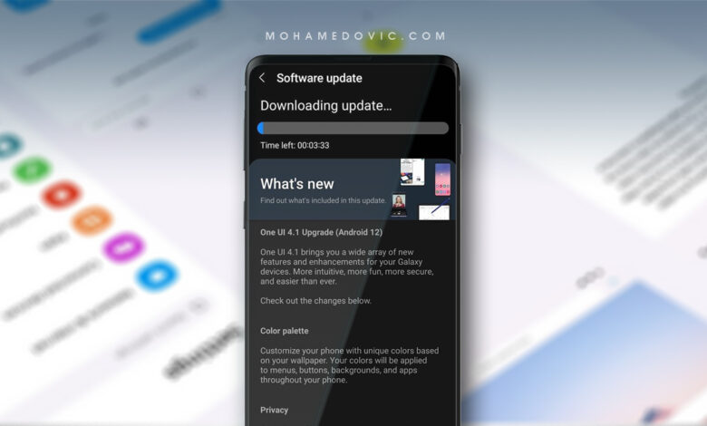 تحديث One UI 4.1 "اندرويد 12" لهاتف Galaxy A03 أصبح متوفر للتحميل الآن! 1 تحديث Galaxy A03 إلى اندرويد 12