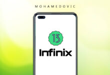 تحديث اندرويد 13 لهواتف Infinx
