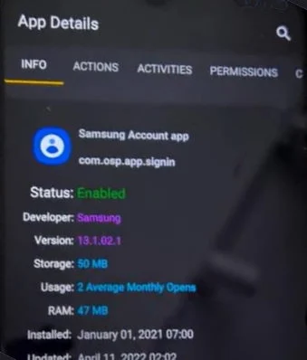 Delete Samsung Account 07