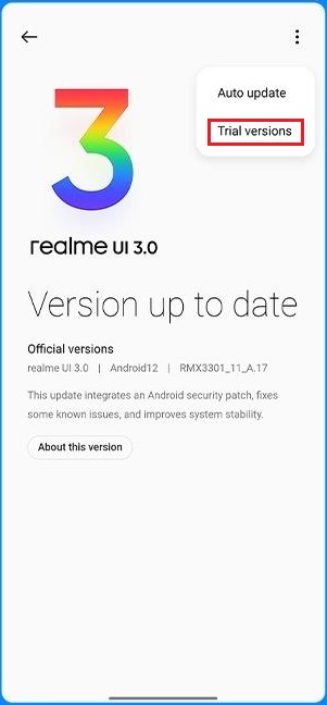Join Realme Android 13 Beta Program 01