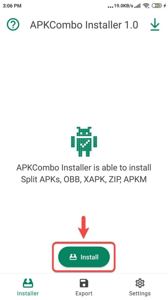 Install XAPK android games 02