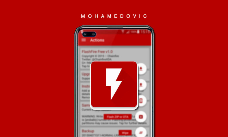 كيفية تثبيت الرومات المعدّلة وعمل نسخ احتياطي بدون ريكفري (يتطلب روت) 1 تطبيق FlashFire