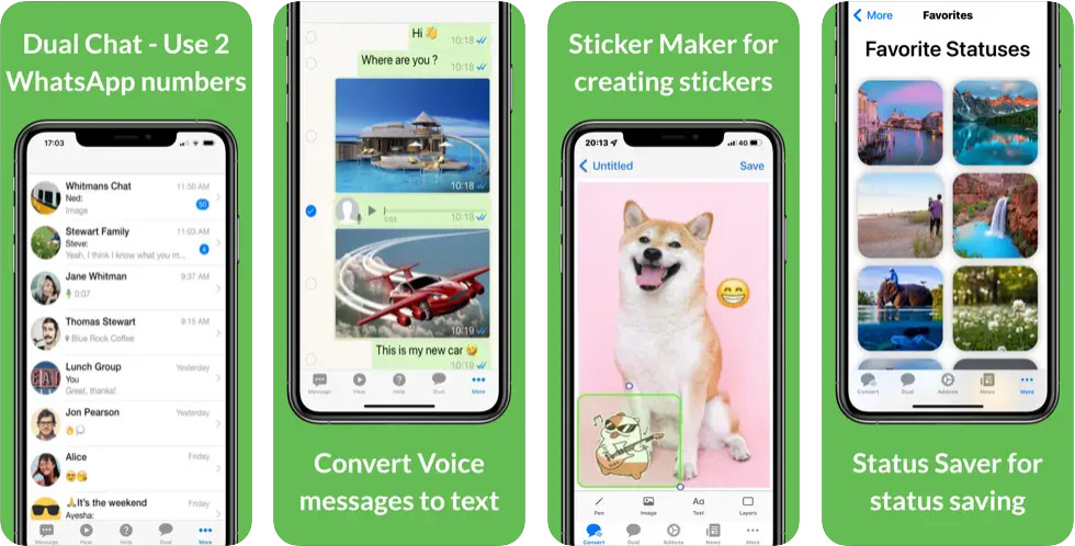 استخدام Messenger Duo for WhatsApp