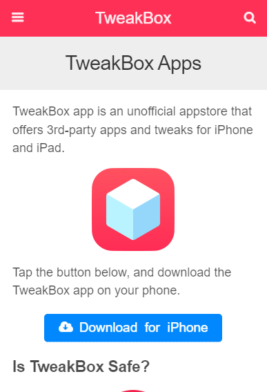 تطبيق TweakBox لتحميل التطبيقات المدفوعة على الايفون مجانيًا