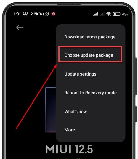 Install MIUI Firmware via Settings 04