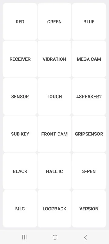 samsung phone test mode menu