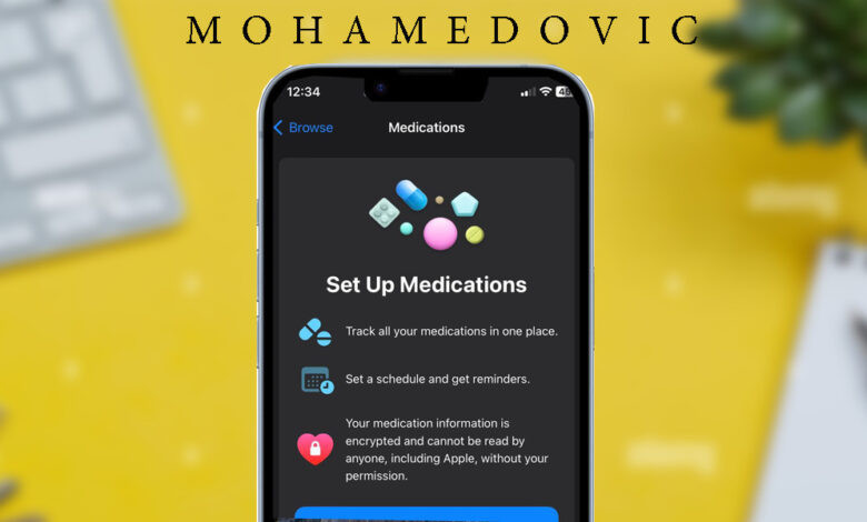 شرح كيفية إضافة ودجت "مواعيد الدواء" على شاشة القفل في الايفون 1 How to add medication widget