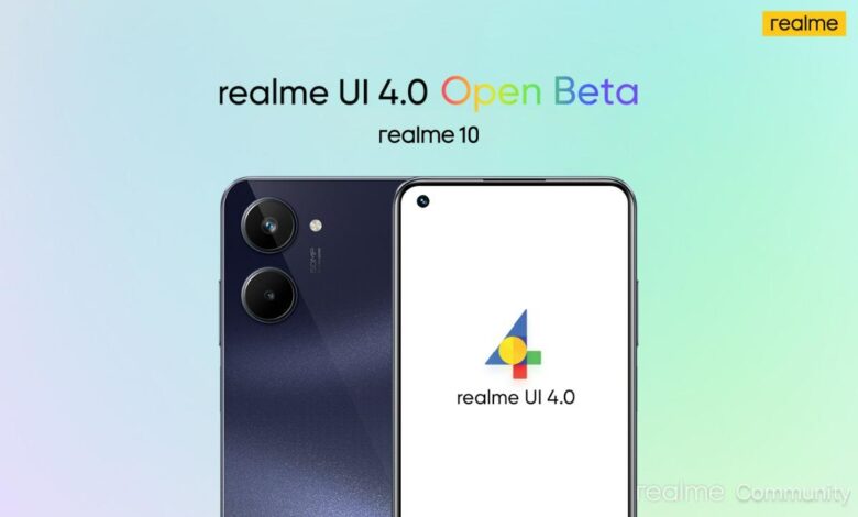 تحديث Realme UI 4 لهاتف Realme 10 "اندرويد 13" متاح بنسخة تجريبية الآن 1 Realme 10 Android 13 Beta