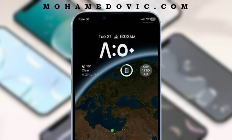 كيفية تغيير ساعة شاشة القفل للغة العربية للايفون "بنظام iOS 16" 1 How to Change the Lock Screen Clock to Arabic Indic 10