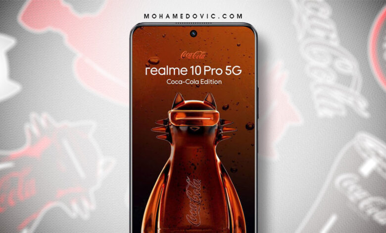 تحميل خلفيات Realme 10 Pro Coca-Cola "كوكاكولا" الرسمية بالجودة الكاملة 1 Realme 10 Coca Cola Wallpapers
