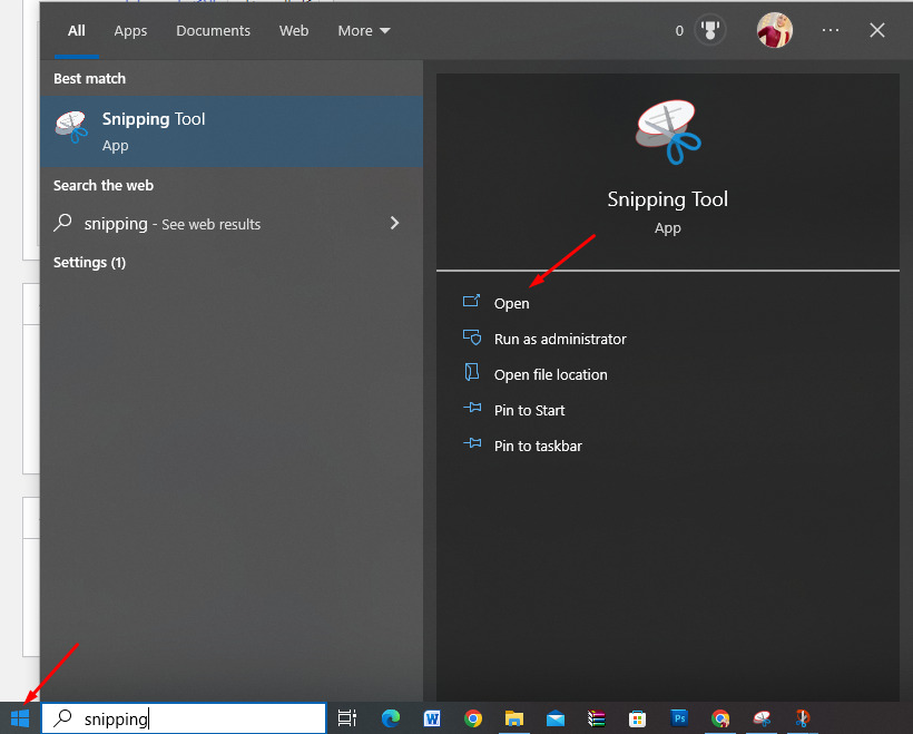how to use snipping tool on windows 10 and windows 11 02