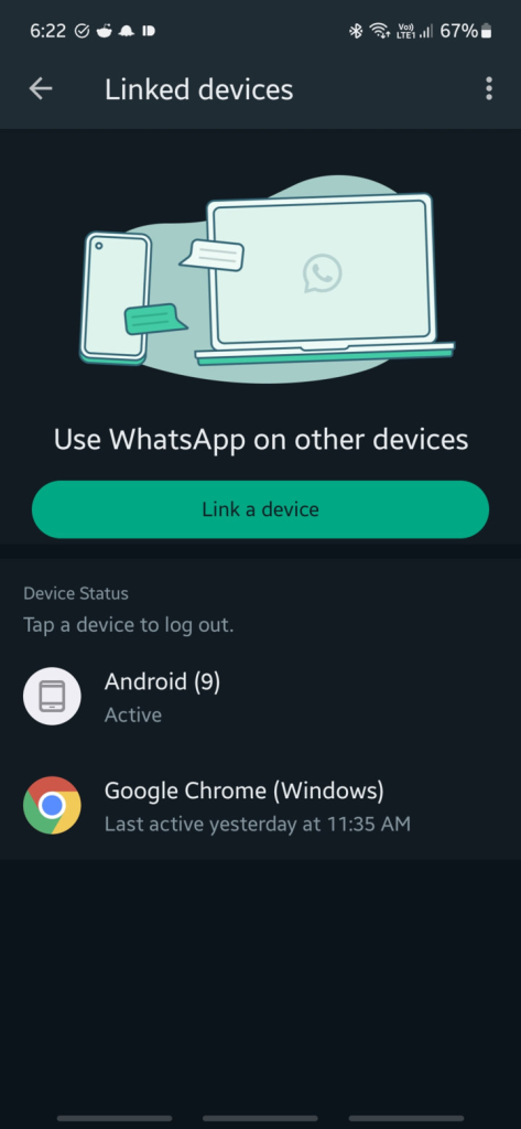 WhatsApp Companion Mode Screenshot 4