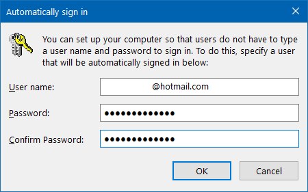 how to remove login password on windows 10 04