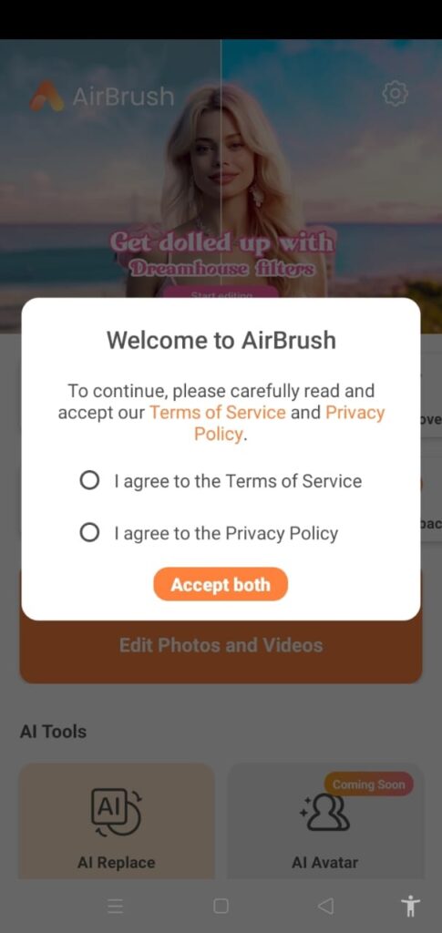 برنامج AirBrush