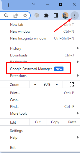 how to use google password manager
