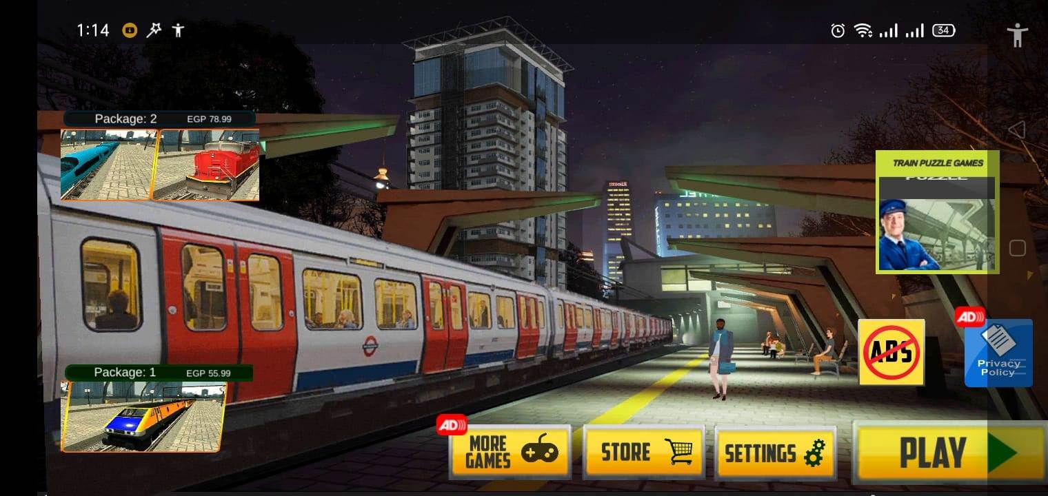 لعبة City Train Driver
