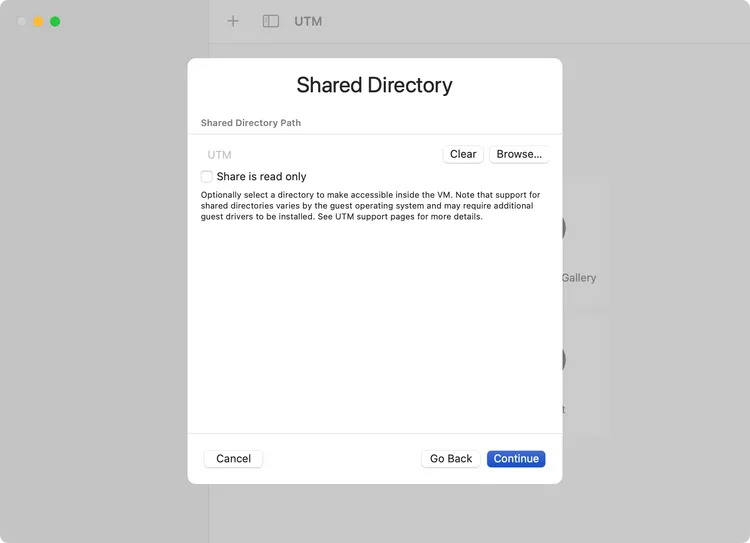 shared directory