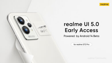 تحديث اندرويد 14 التجريبي لهاتف Realme GT 2 Pro