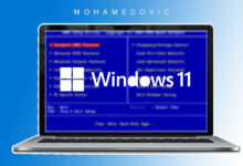 إعادة تثبيت Windows 11 عن طريق BIOS